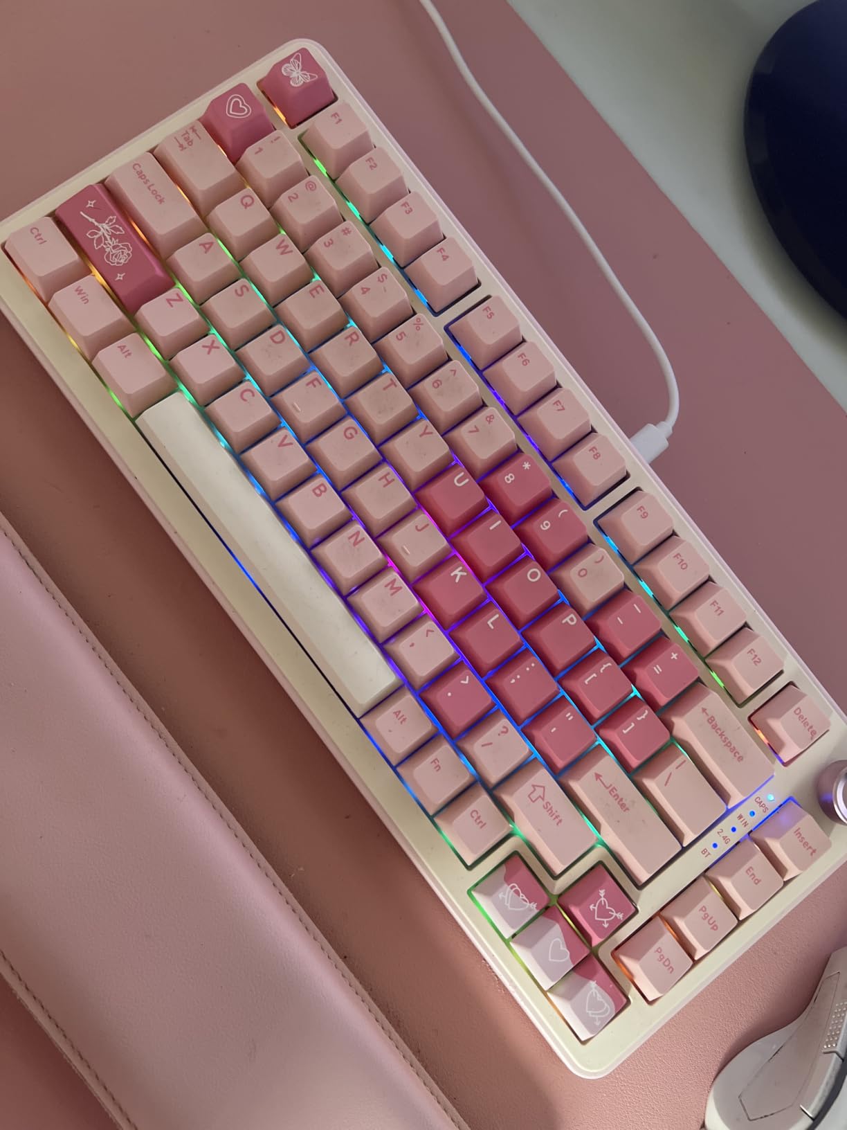 YUNZII B75 PRO 75% Wireless Mechanical Keyboard (Dark Grey,Cocoa V2) customer photo 1