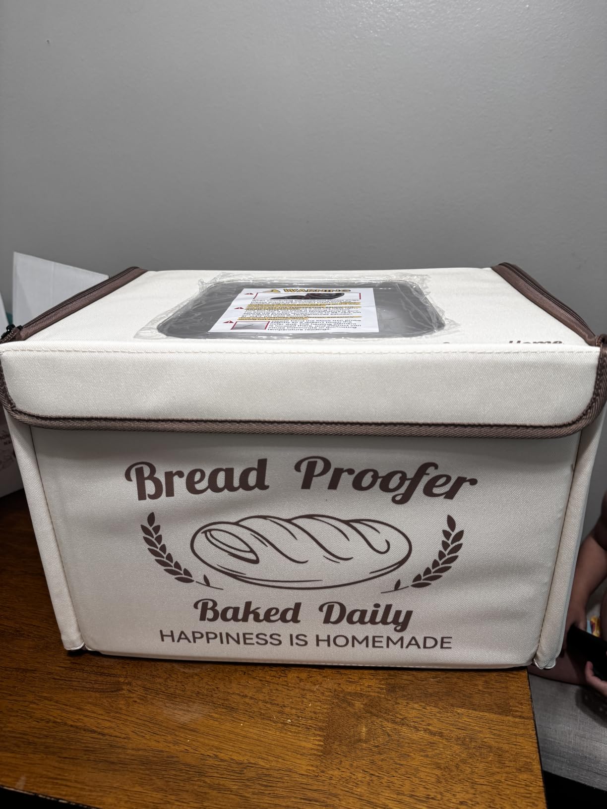 Folding Bread Proofing Box with 50-113℉ Temp Control & 48H Timer, Dough Proofer with Metal Rack, Humidor, Recipes, Ideal for Sourdough, Bread Baking, Pizza, Yogurt, Kombucha, Precise Control customer photo 2