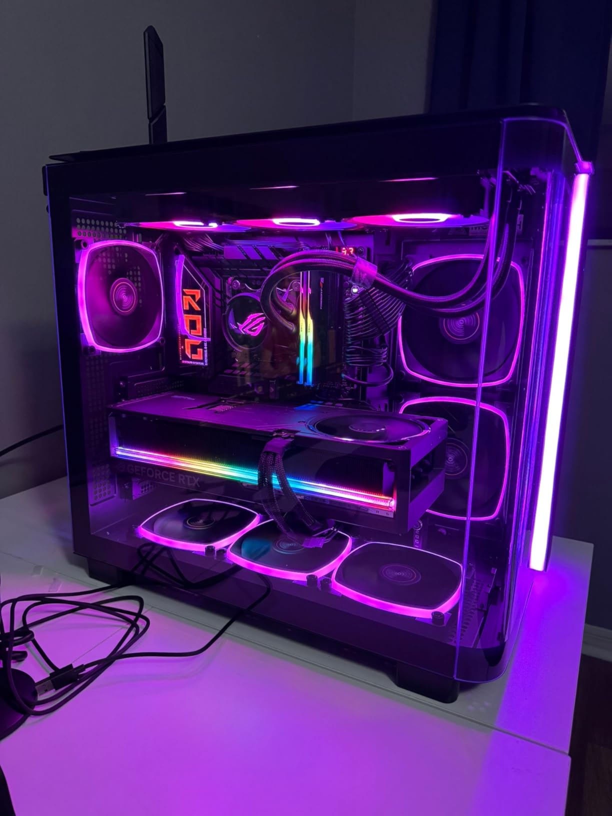 ASUS ROG Strix Z890-E Gaming WiFi Intel® Z890 LGA 1851 ATX Motherboard, Advanced AI PC-Ready, 18+2+1+2 Stages, DDR5, WiFi 7, 7X M.2, Thunderbolt™ 4, USB Type-C®, AI Overclocking, Cooling & Networking customer photo 1