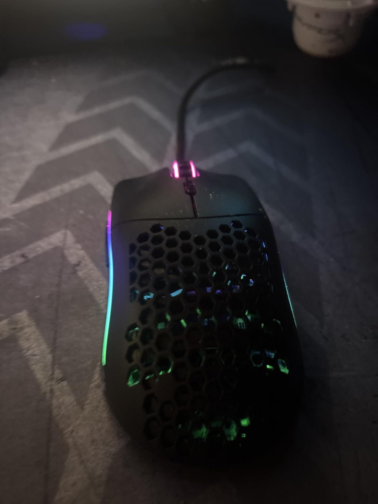 GLORIOUS Model O 2 Mini Gaming Mouse (Matte White) | 49g Ultralight Symmetrical Shell, BAMF 26K Optical Sensor, Motion Sync Technology, 80M Mechanical Clicks, PTFE Skates Setup customer photo 1