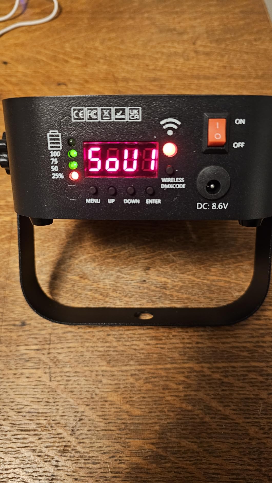 Mini Rechargeable Par Lights, 4 * 18W RGBWA UV 6 in 1 Battery Powered Upights, APP & Wireless DMX Control Stage Lights, Uplighting for Festival Party Wedding Event - 12 Pack customer photo 2