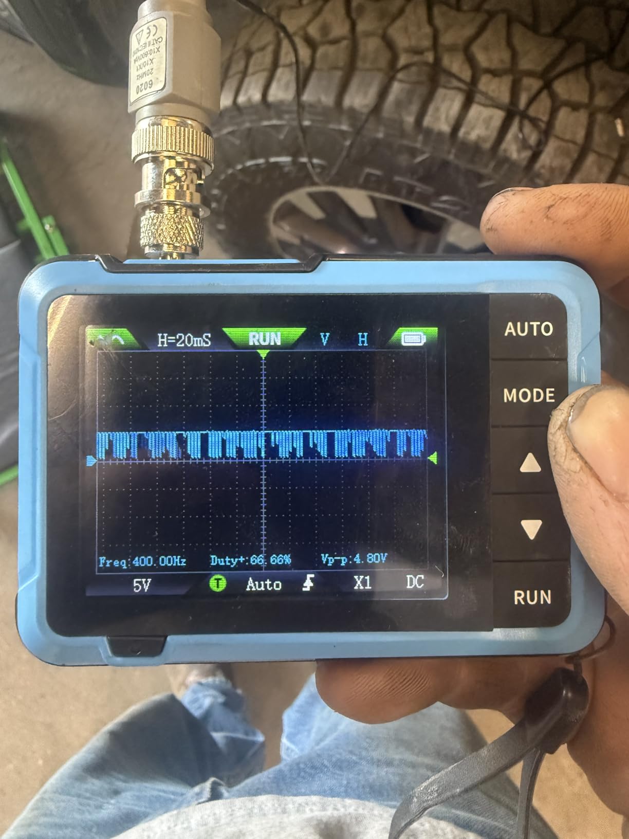 FNIRSI DSO-510 2-in-1 10MHz Handheld Oscilloscope DDS Signal Generator customer photo 2