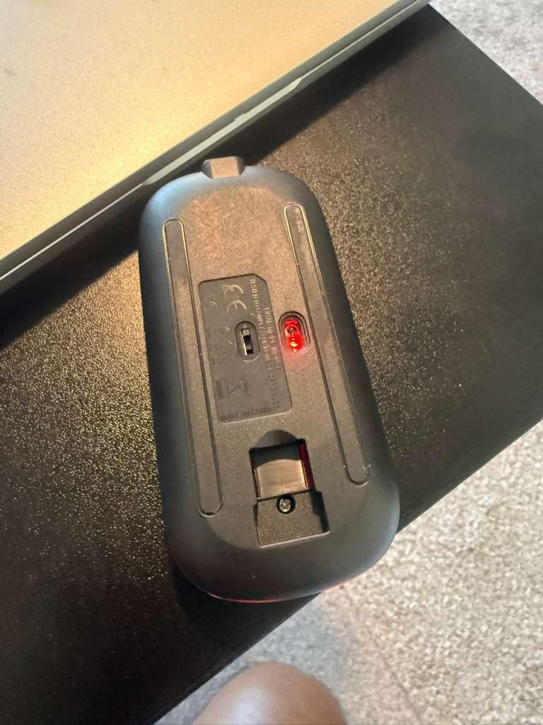 Afaartcci Rechargeable Wireless Mouse, Silent Bluetooth Mouse (Black) customer photo 1
