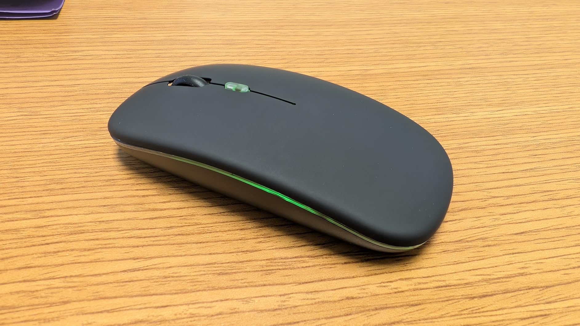 Afaartcci Rechargeable Wireless Mouse, Silent Bluetooth Mouse (Black) customer photo 2