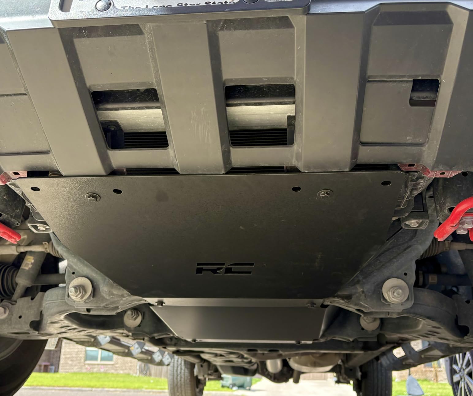 Rough Country Skid Plate Kit for 2024-2026 Toyota Tacoma 2WD/4WD (Non-Hybrid) - 11-Gauge Steel Underbody Armor + Differential Skid, Gloss Black customer photo 2