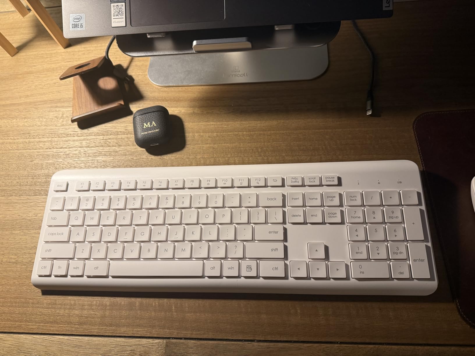 Wireless Keyboard and Mouse Combo, Full Size Silent Ergonomic Keyboard and Mouse, Long Battery Life, Optical Mouse, 2.4G Lag-Free Cordless Mice Keyboard for Computer, Mac, Laptop, PC, Windows customer photo 2
