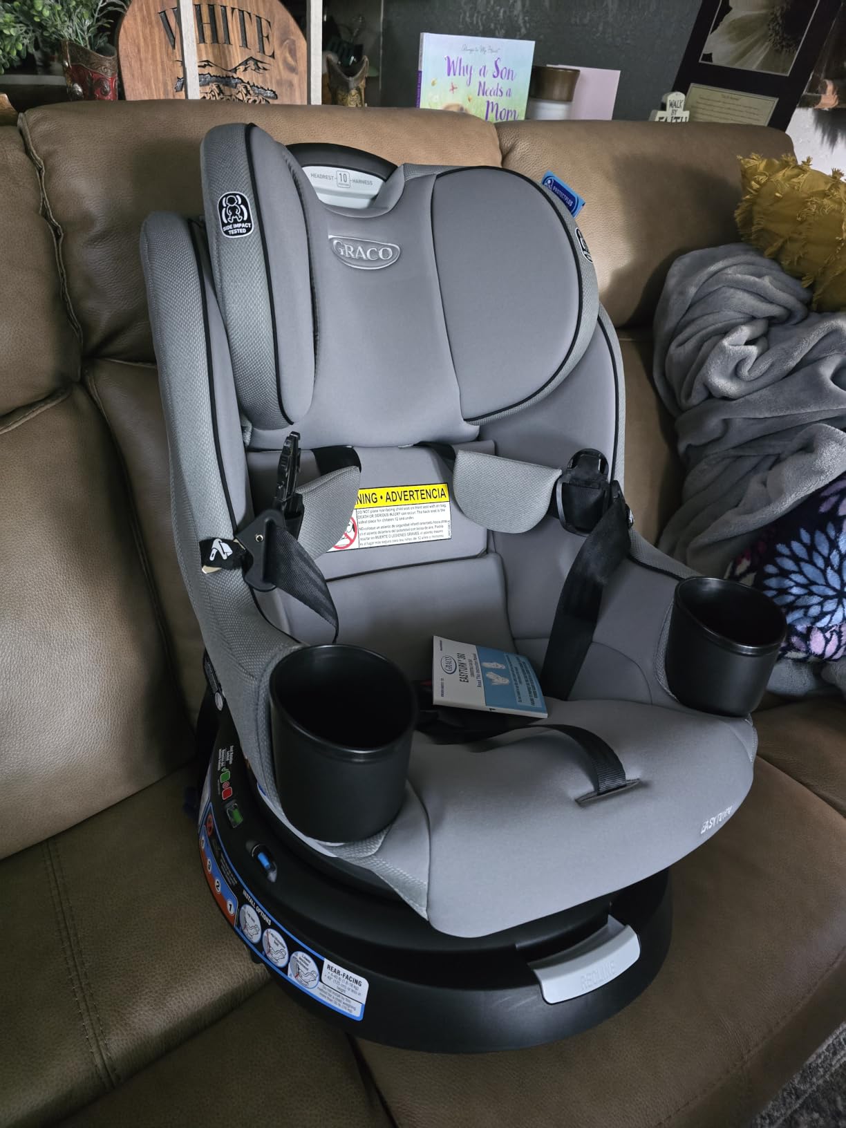Graco EasyTurn 360 2-in-1 Rotating Convertible Car Seat, Cyran customer photo 2