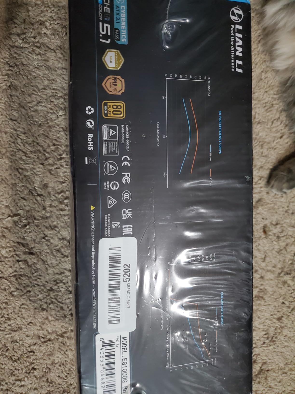 Lian Li Edge 1000W Gold-Black-EG1000G.BH customer photo 2