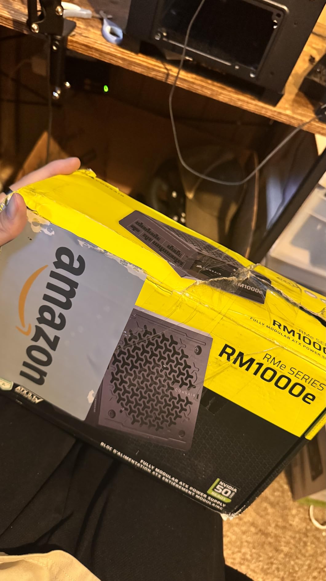CORSAIR RM1000e (2025) ATX 3.1 PCIe 5.1 Ready 1000W Power Supply – Black customer photo 1