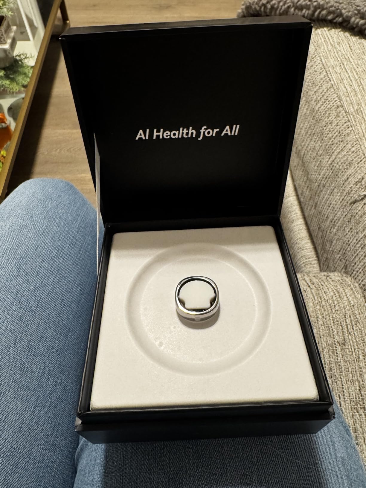 RingConn Gen 2 Air Ultra-Thin Smart Ring(Size 8, Galaxy Sliver) customer photo 1