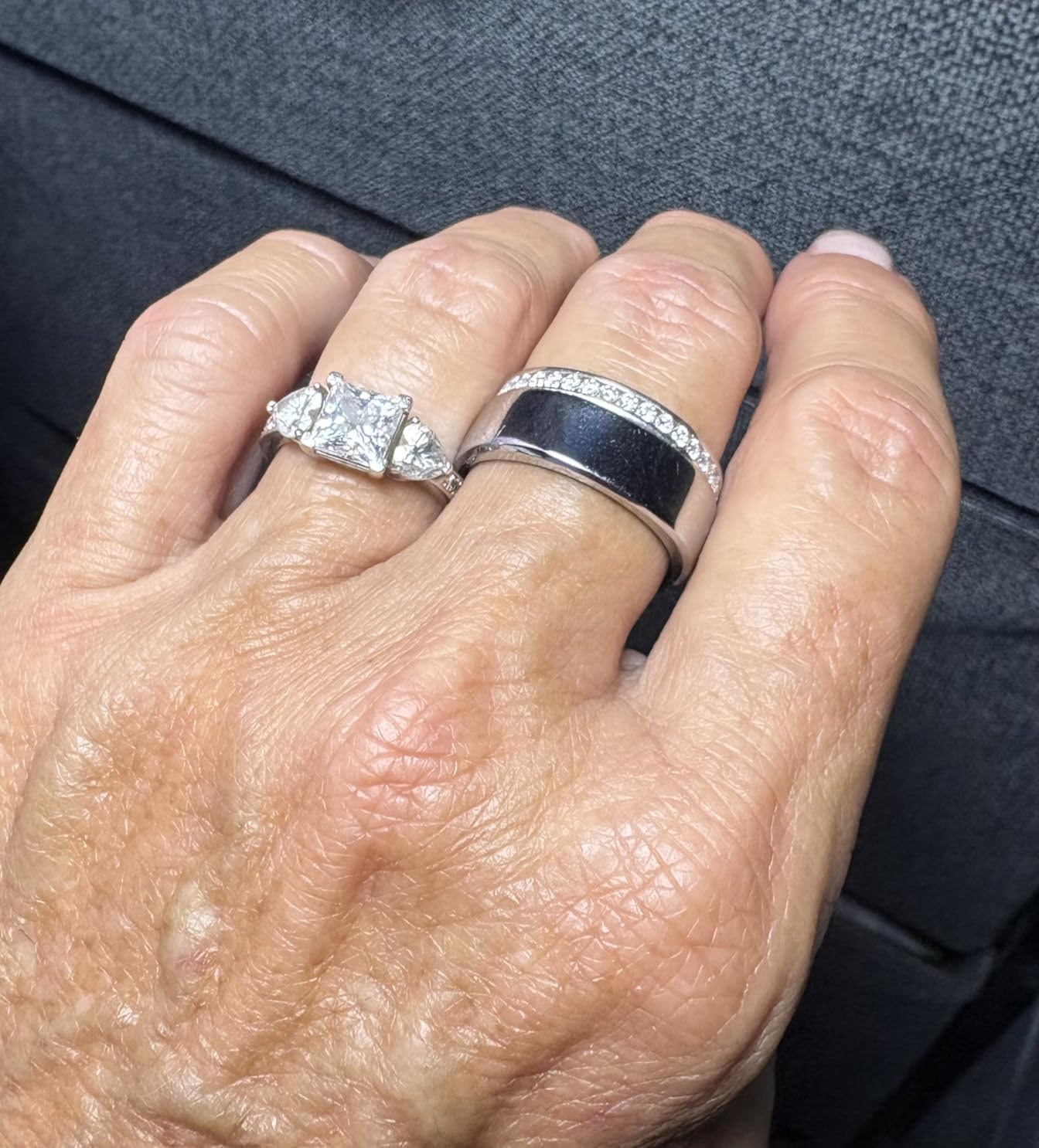 RingConn Gen 2 Air Ultra-Thin Smart Ring(Size 9, Galaxy Sliver) customer photo 1