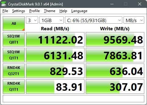 Crucial P510 PCIe Gen5 NVMe 1TB SSD, Up to 11,000MB/s, TLC NAND, Laptop & Desktop (PC) Compatible, for Gamers & Creatives, Solid State Drive – CT1000P510SSD8-01 customer photo 1