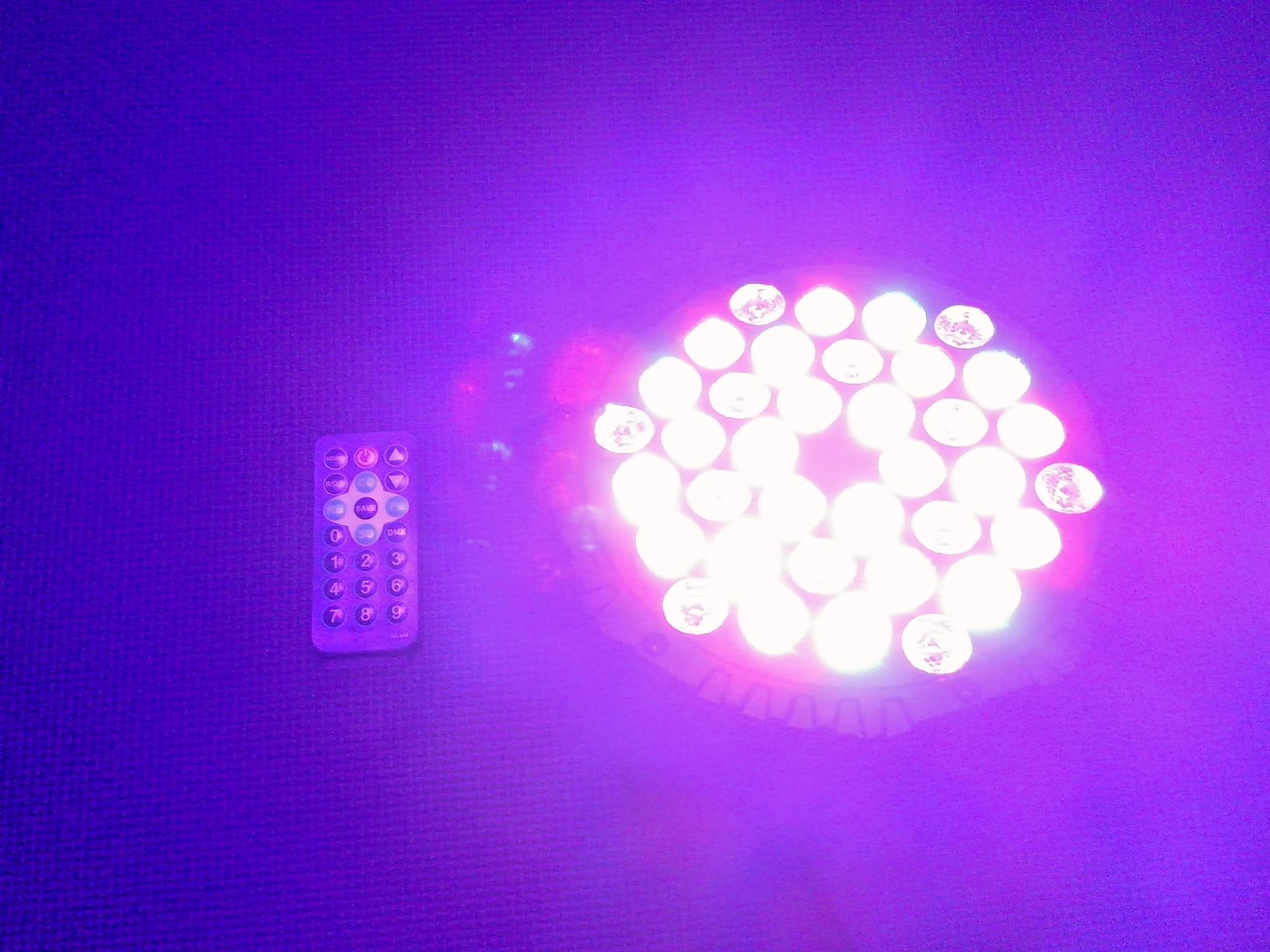 LED Stage Lights 4Pack - Czgor 36W RGB DJ Par Light for Party, Remote & DMX customer photo 2