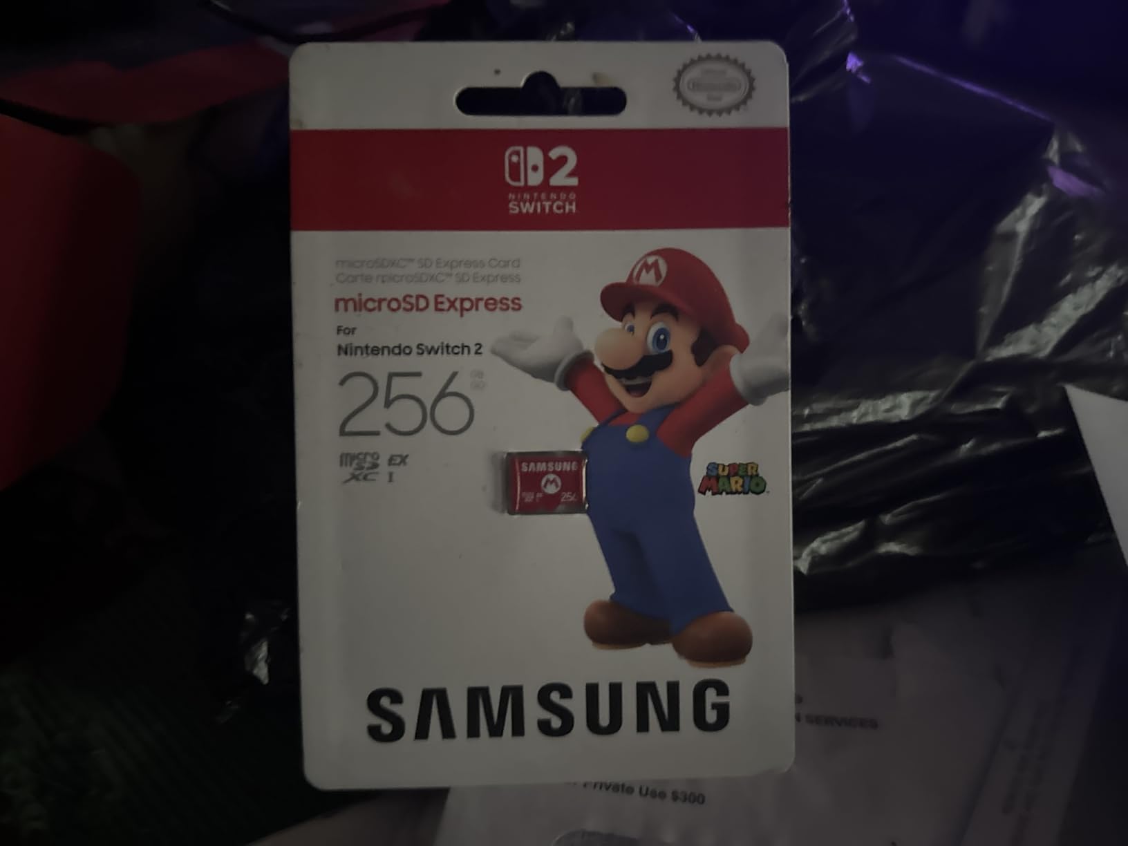 Samsung microSD Express Card – 256GB for Nintendo Switch™ 2 customer photo 1
