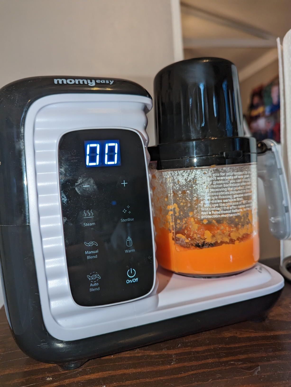 MOMYEASY Baby Food Maker, Baby Food Processor with Steam & Grinding customer photo 1