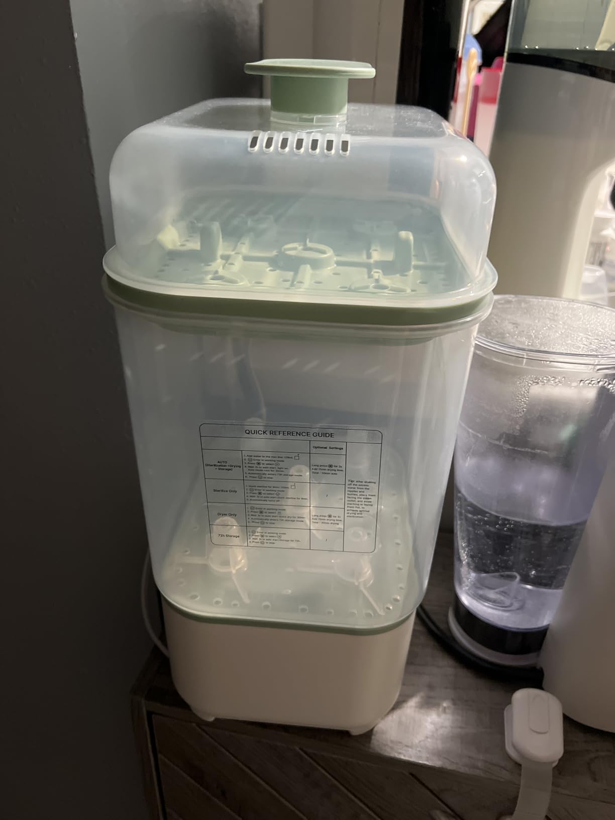Momcozy New Modular Nesting 4 in 1 Compact Bottle Sterilizer and Dryer customer photo 1