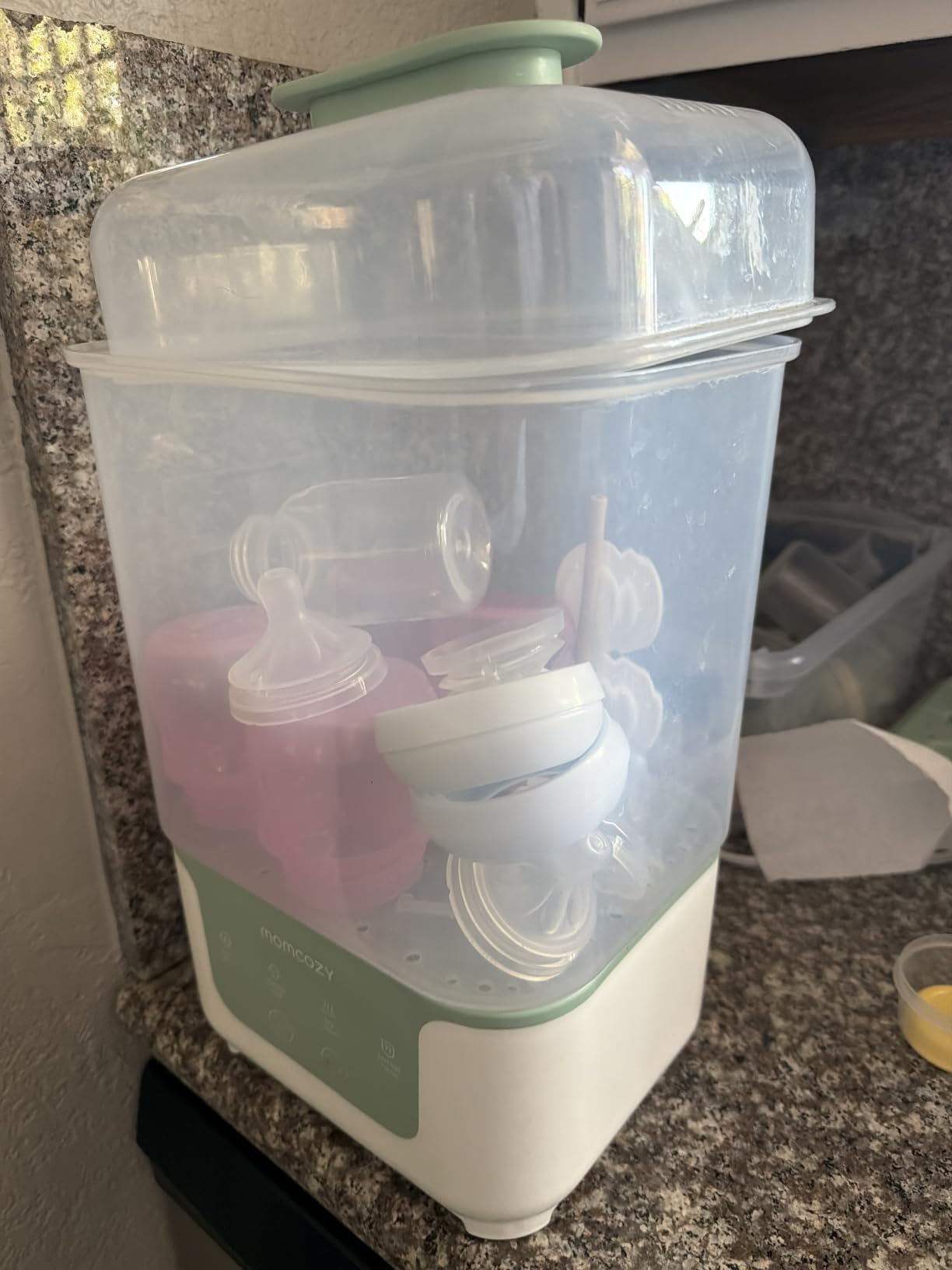 Momcozy New Modular Nesting 4 in 1 Compact Bottle Sterilizer and Dryer customer photo 2