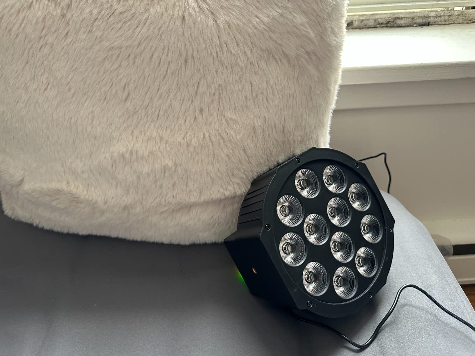 Rechargeable Par Lights, RGBW LED Uplights Battery Powered Stage Light, HOLDLAMP Par Can DJ Lights Sound Activated with Remote & DMX Control for Festival Party Event Wedding Bar. customer photo 1
