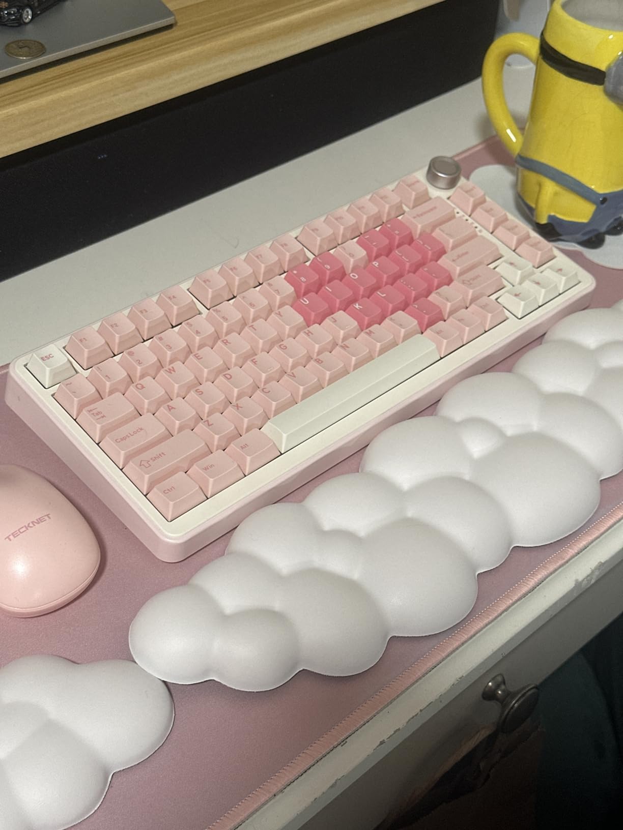 YUNZII B75 PRO 75% Wireless Mechanical Keyboard(Matcha Green,Cocoa V2) customer photo 1