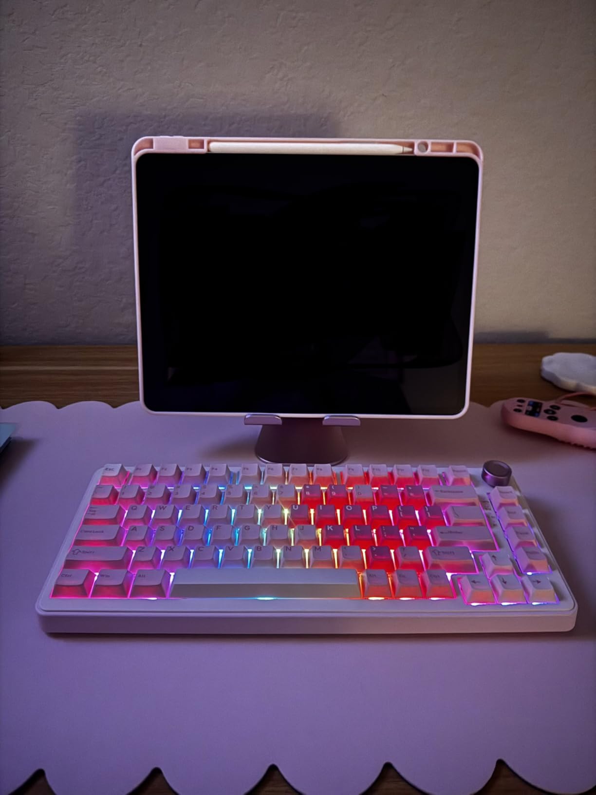 YUNZII B75 PRO 75% Wireless Mechanical Keyboard(Matcha Green,Cocoa V2) customer photo 2