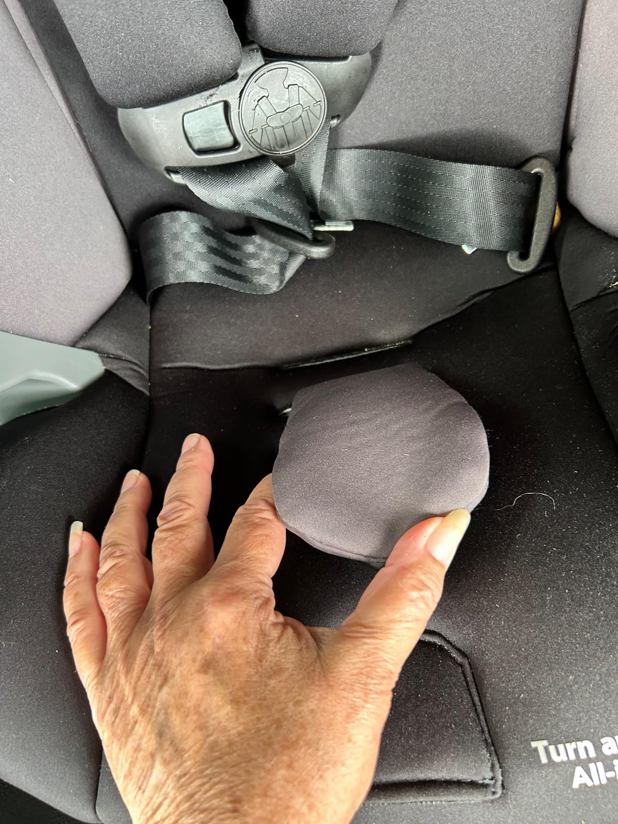 Safety 1st Turn and Go 360 ST 360 Rotating Car Seat, SafetySwivel, SecureTech Installation, All-in-One Convertible Car Seat, 3-in-1 Rear-Facing, Forward-Facing, Booster, 5-100 lbs, Seafoam Mist customer photo 2