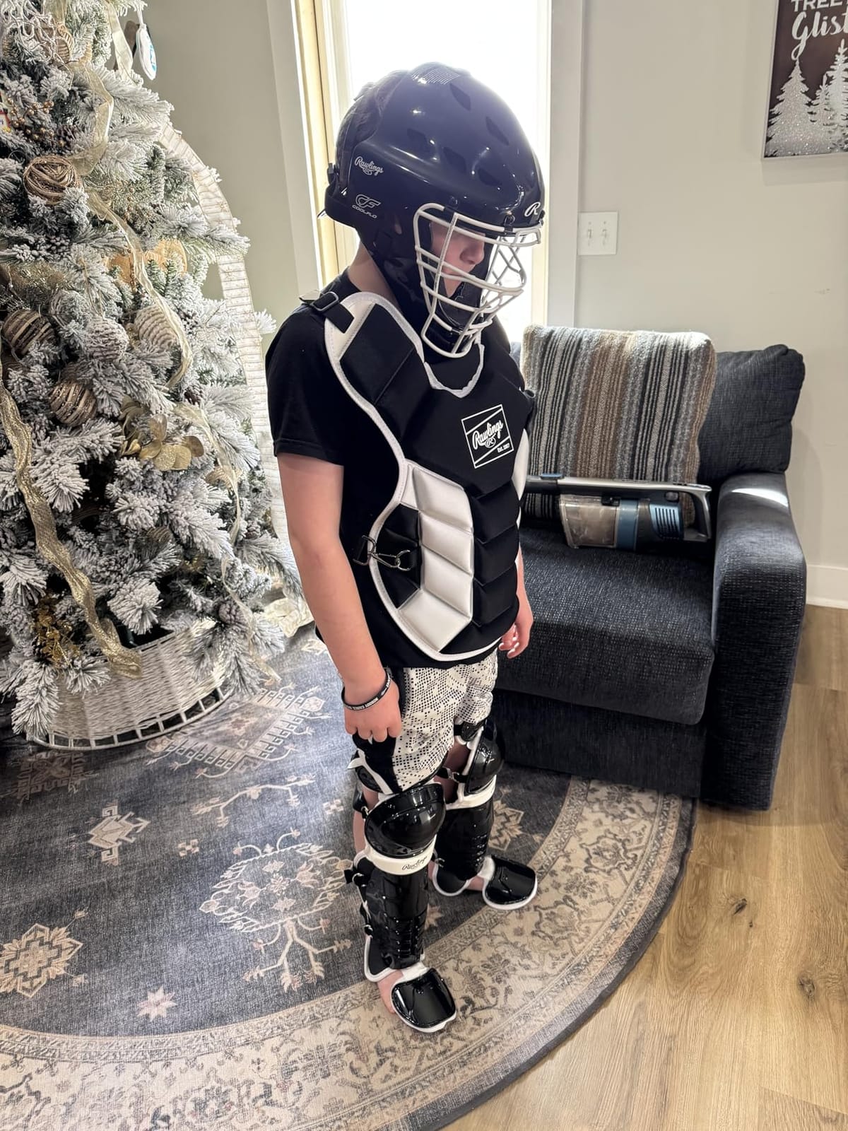 Rawlings Players 3 Series Youth Catcher's Set | Baseball/Softball/T-Ball customer photo 2