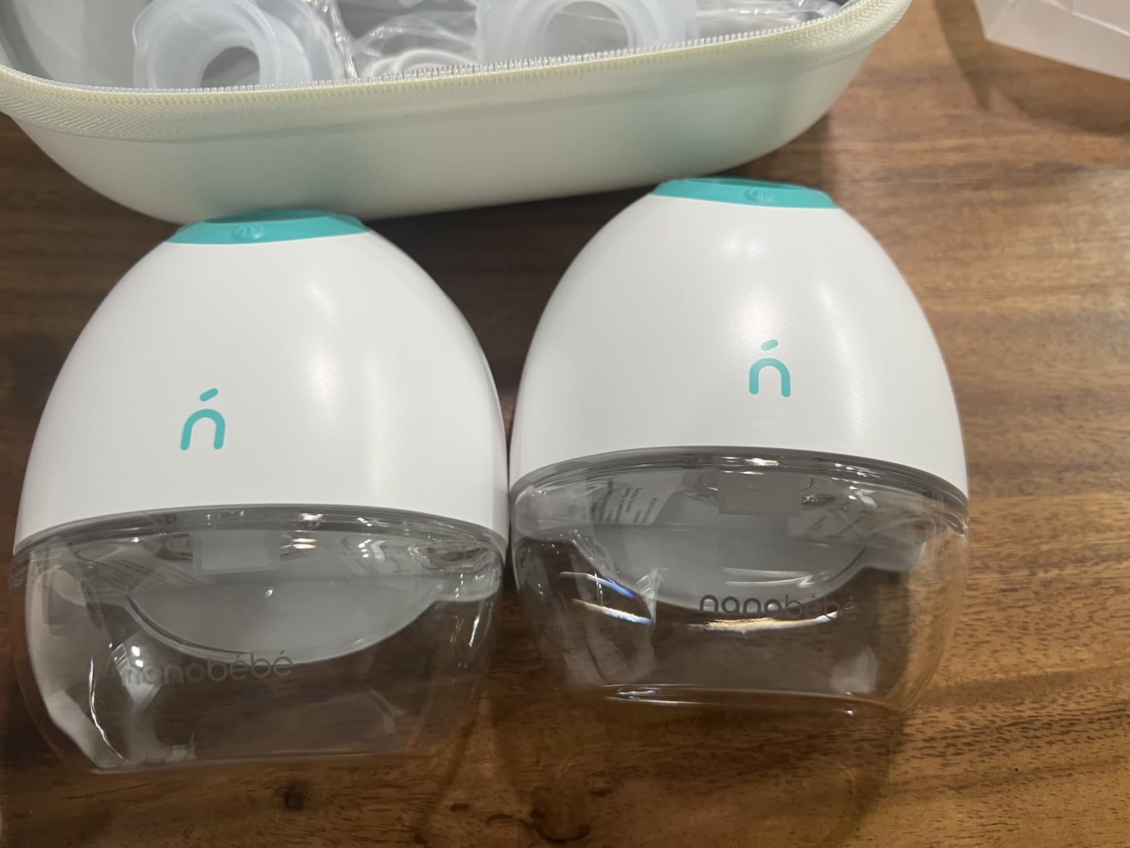 Nanobebe Wearable Breast Pump Hands Free Wireless Electric Breast Pump Smart App Controlled Pump Quiet Portable Multiple Modes, 2-Pack customer photo 2