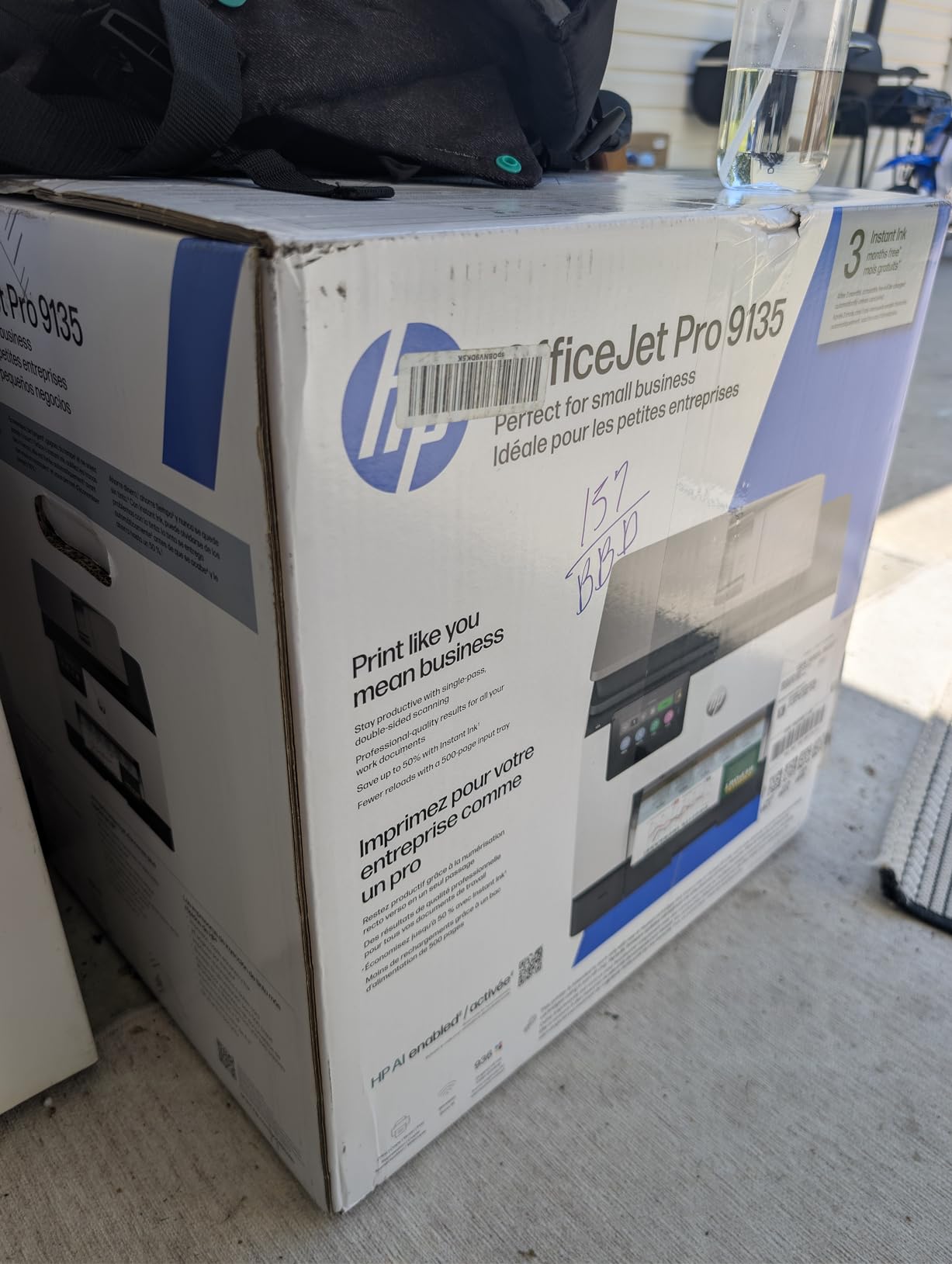 HP OfficeJet Pro 9135 Wireless All-in-One Color Inkjet Printer, Print, Scan, Copy, Fax, ADF, Duplex Print/scan, Best-for-Office, 3 Month Trial of Instant Ink Included, AI-Capable (C2WM0A) customer photo 2