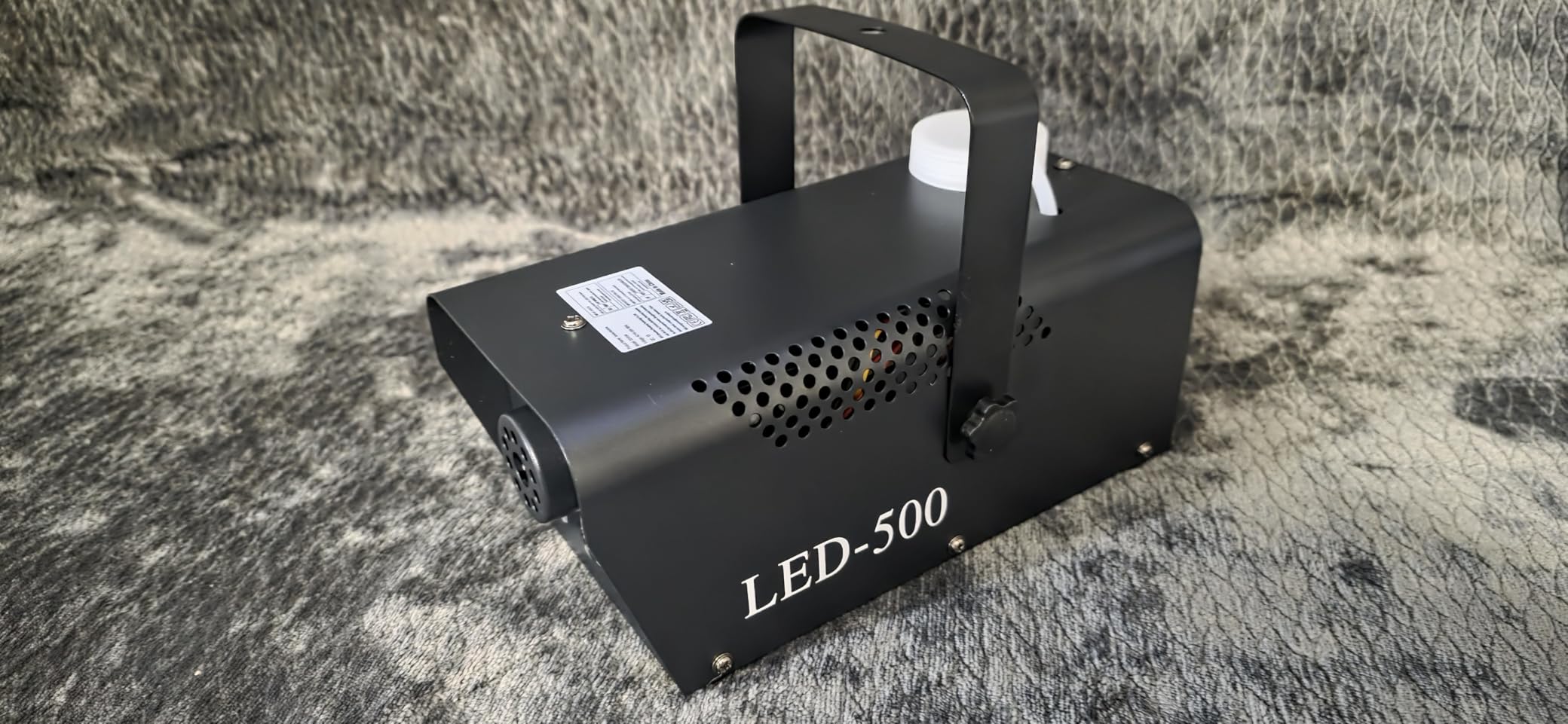 Fog Machine 500W with 14 Color RGB LED Lights and Auto Mode, 2000CFM Smoke Machine Fog with Wireless Remote Control for Parties Indoor Outdoor Wedding DJ Stage Halloween, Black customer photo 2