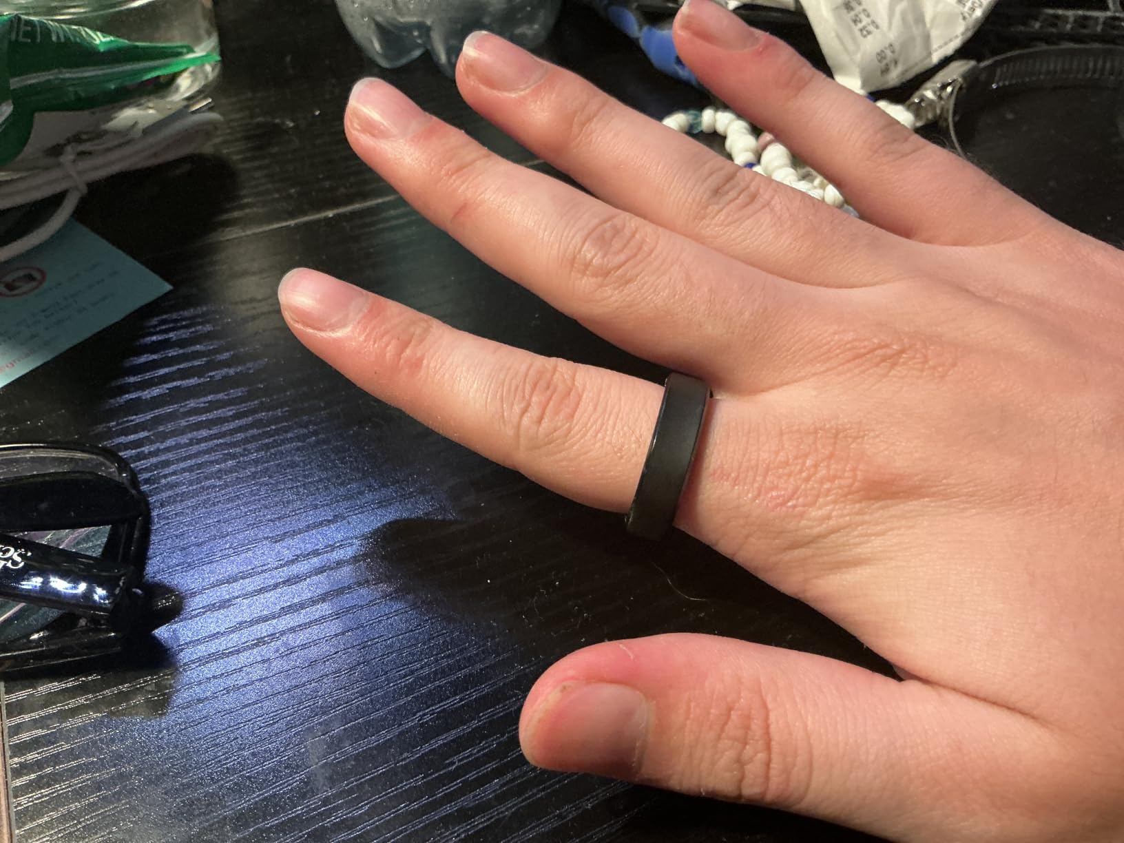 RingConn Gen 3 Smart Ring - Vascular Trends(Size 13, Matte Black) customer photo 1