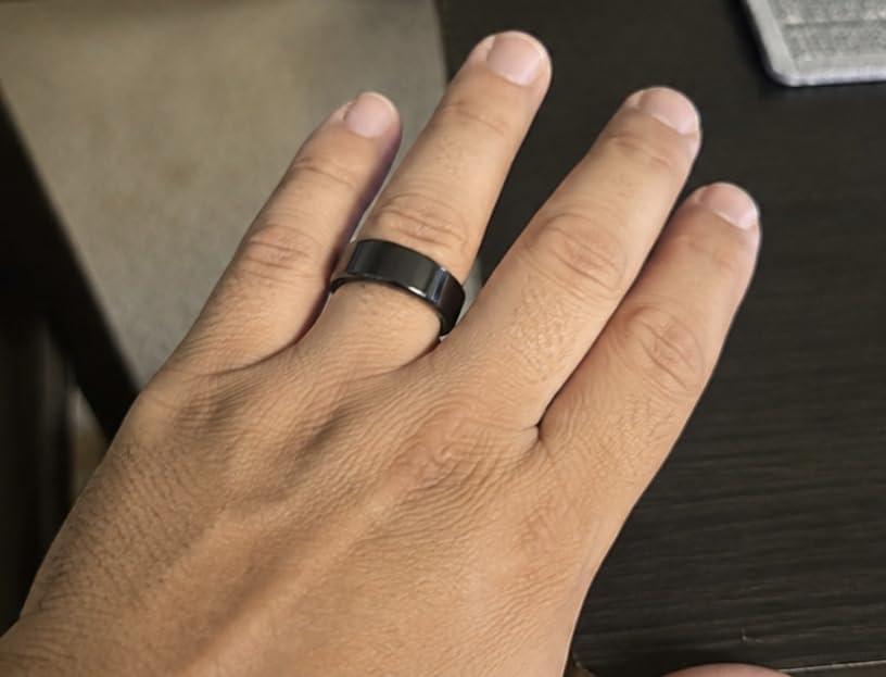 Smart Ring Women Men, Fitness Tracker, No Subscription, Sleep, Black 10 customer photo 1