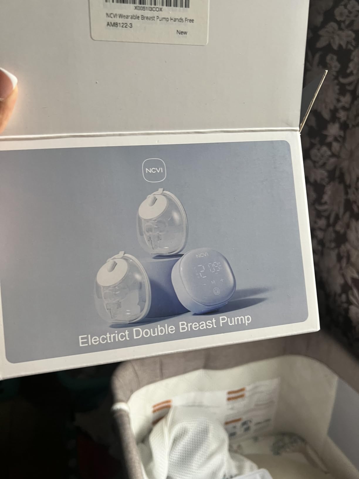 NCVI Heated Breast Pump Wearable, 360° All-Around Heat +30% Output for Mom customer photo 1