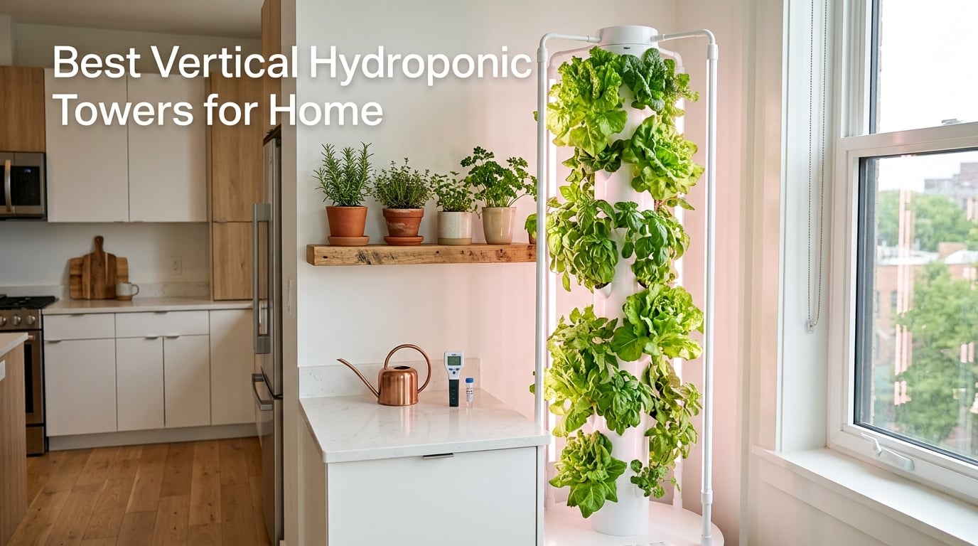 Best Vertical Hydroponic Towers for Home