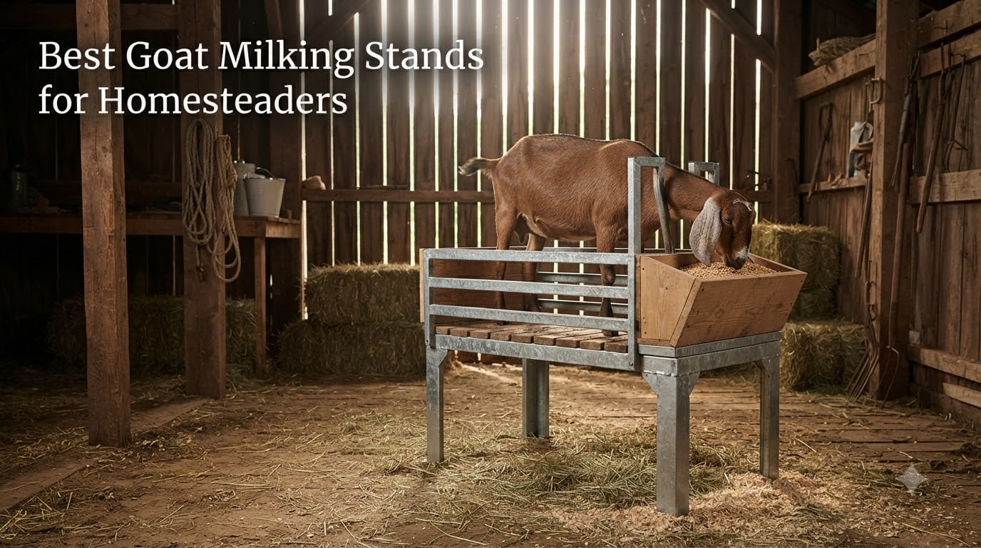 Best Goat Milking Stands for Homesteaders