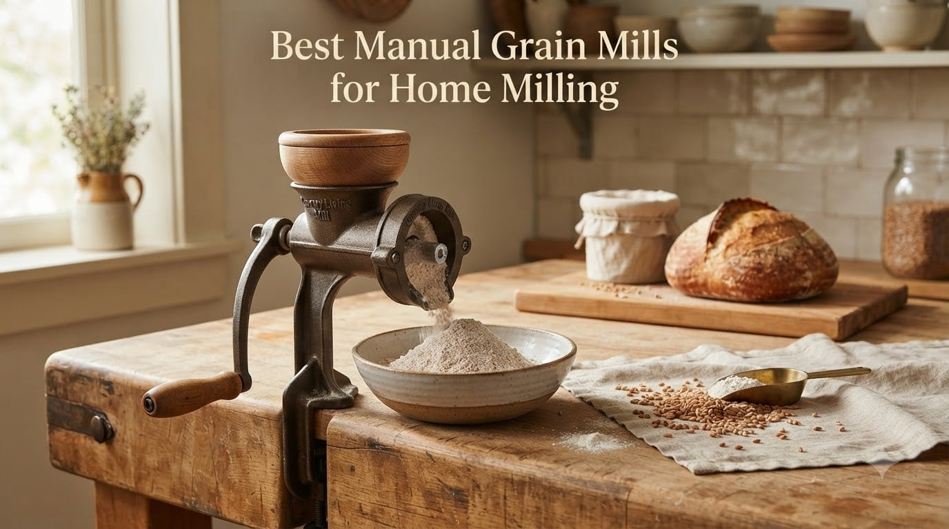 Best Manual Grain Mills for Home Milling