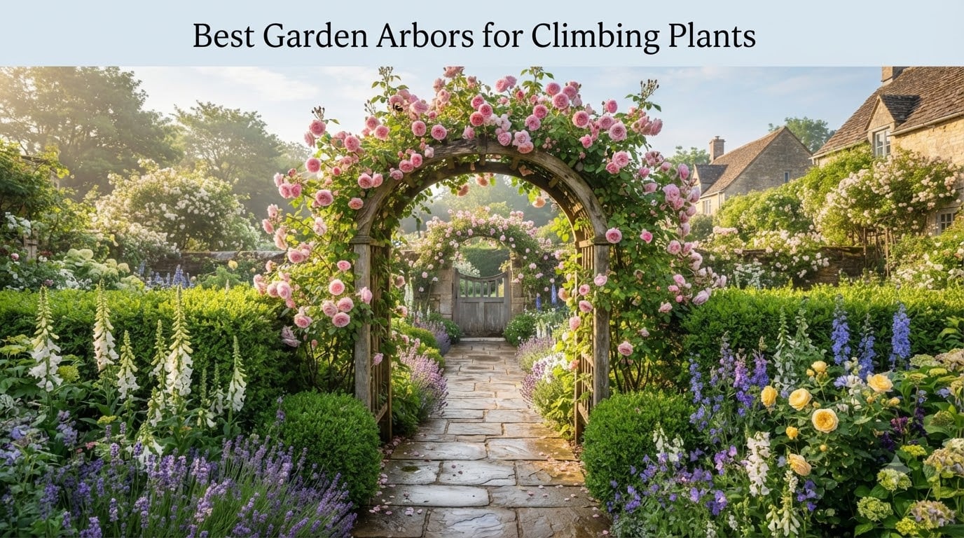 Best Garden Arbors for Climbing Plants