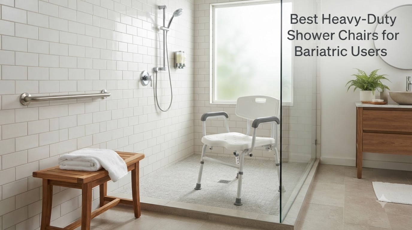 Best Heavy-Duty Shower Chairs for Bariatric Users