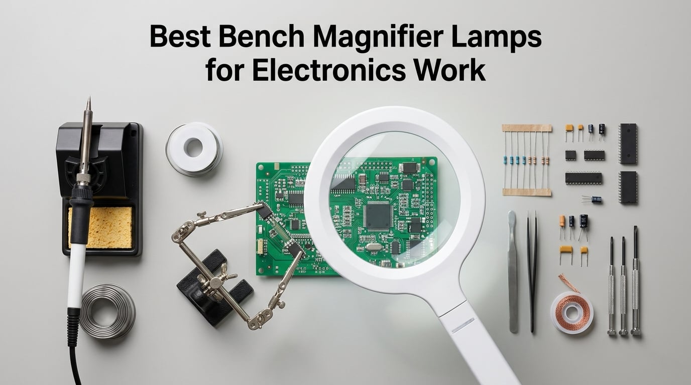 Best Bench Magnifier Lamps for Electronics Work
