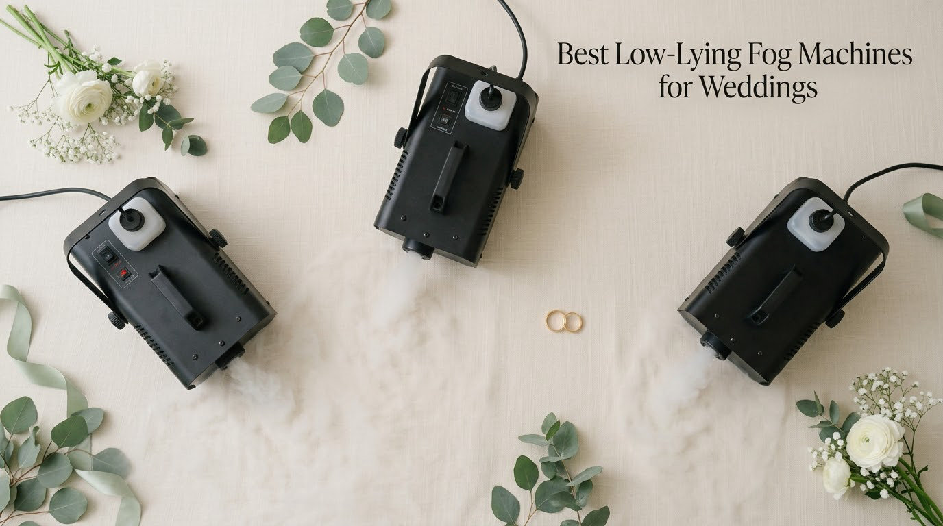 Best Low-Lying Fog Machines for Weddings