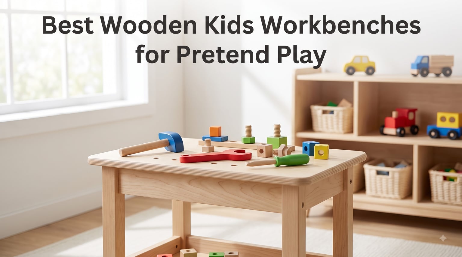 Best Wooden Kids Workbenches for Pretend Play