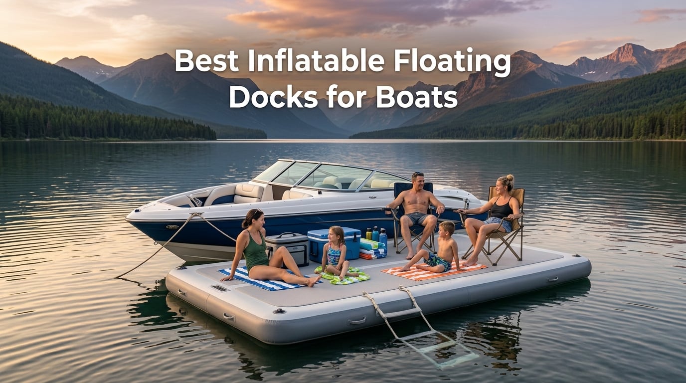 Best Inflatable Floating Docks for Boats