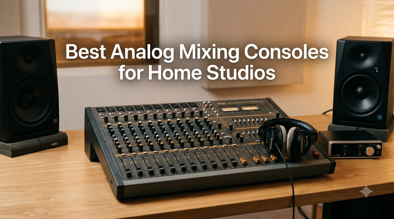 Best Analog Mixing Consoles for Home Studios