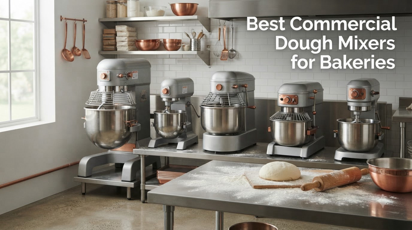 Best Commercial Dough Mixers for Bakeries