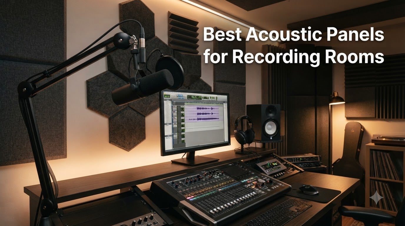 Best Acoustic Panels for Recording Rooms