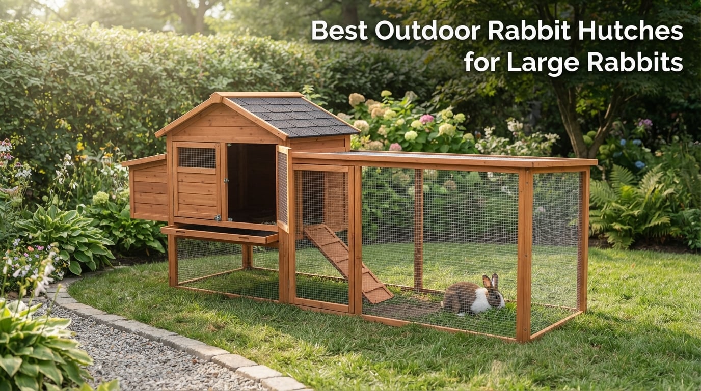 Best Outdoor Rabbit Hutches for Large Rabbits