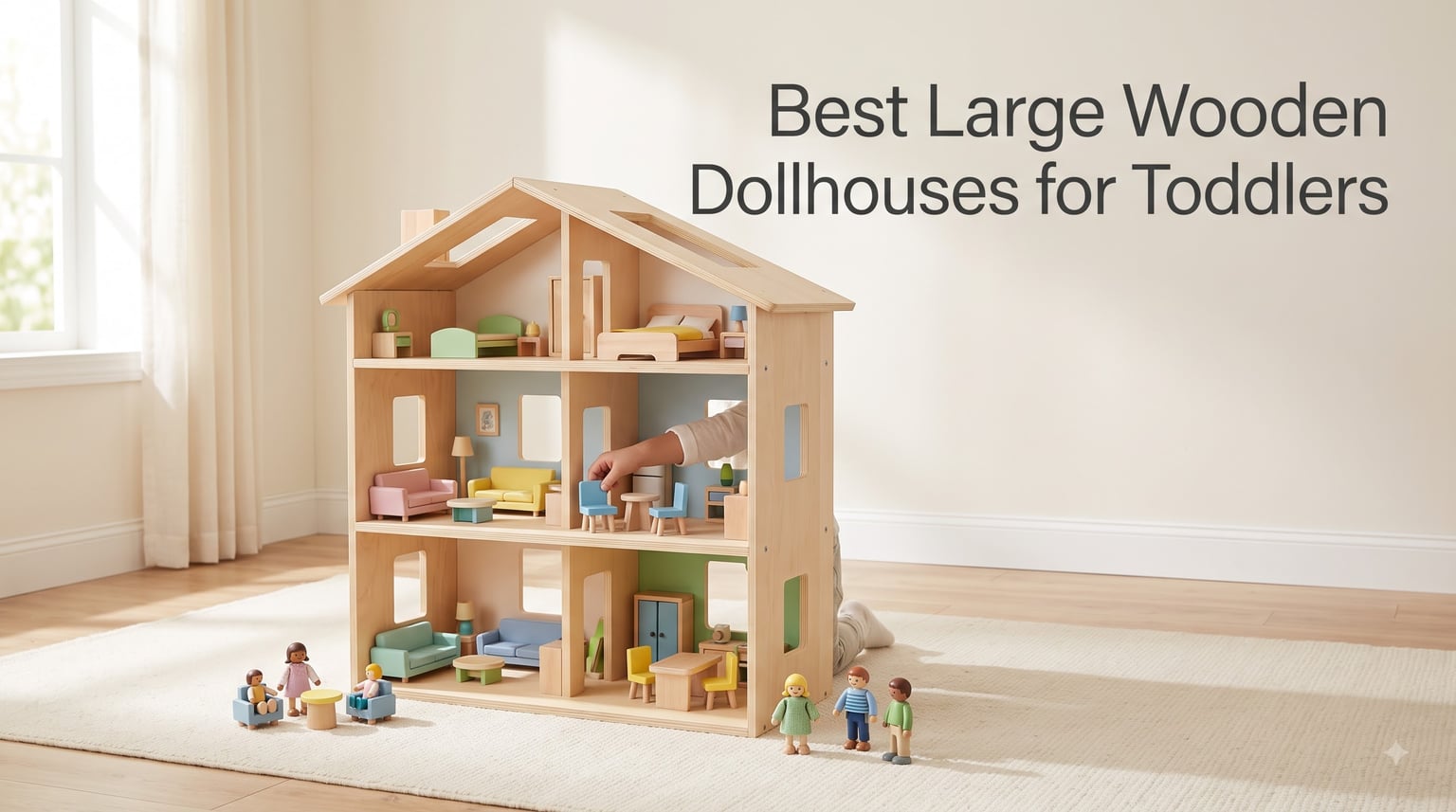 Best Large Wooden Dollhouses for Toddlers
