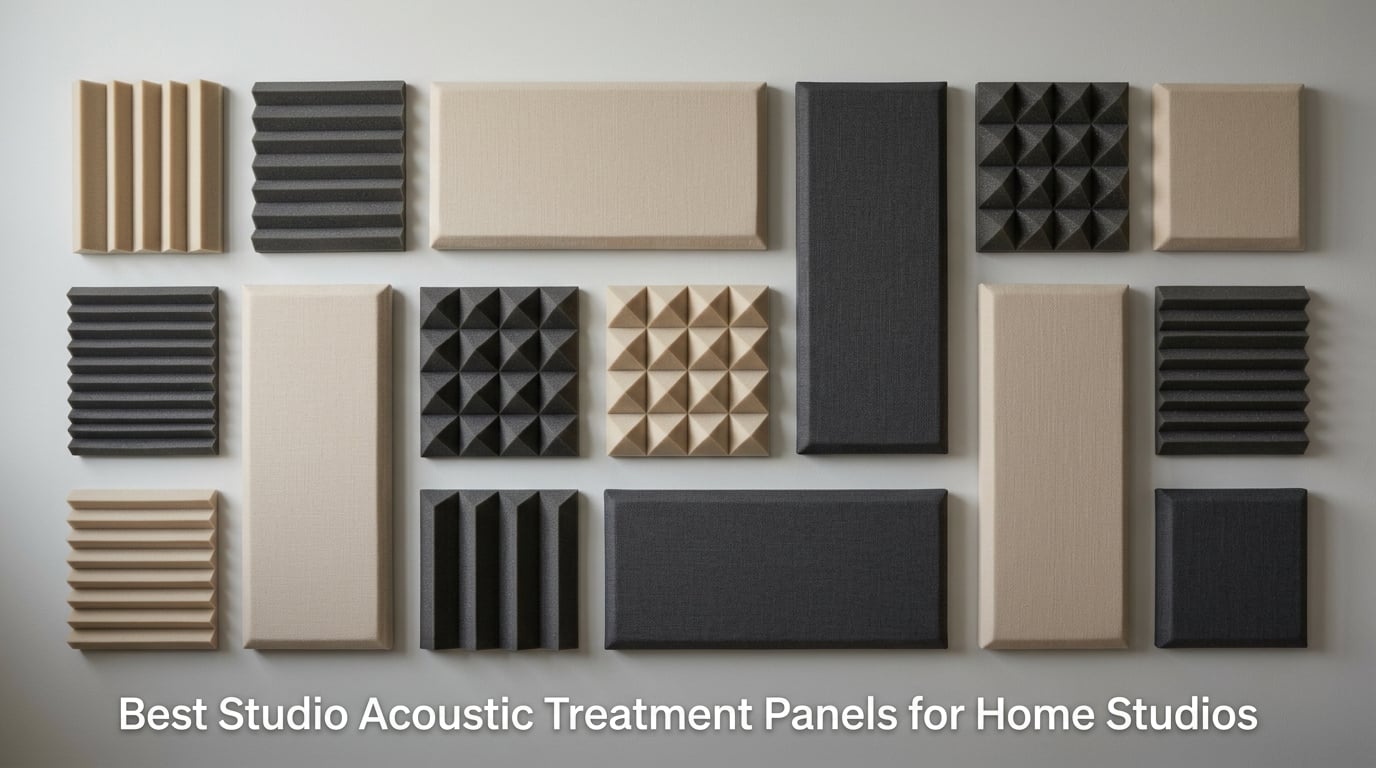 Best Studio Acoustic Treatment Panels for Home Studios