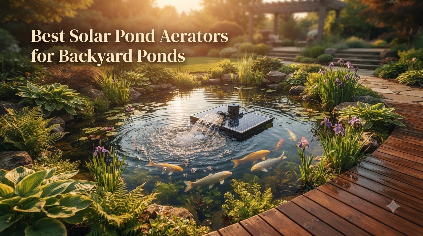 Best Solar Pond Aerators for Backyard Ponds