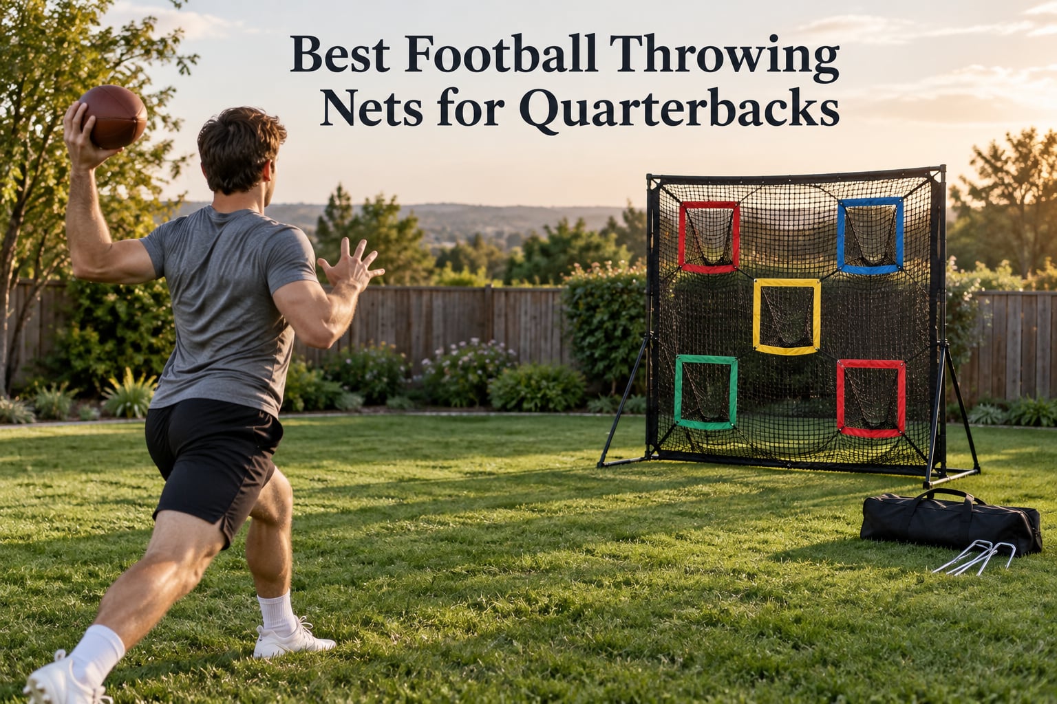 Best Football Throwing Nets for Quarterbacks