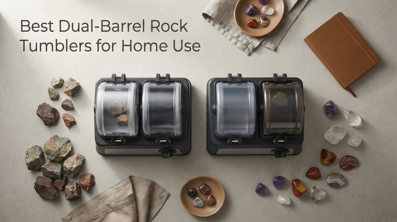Best Dual-Barrel Rock Tumblers for Home Use
